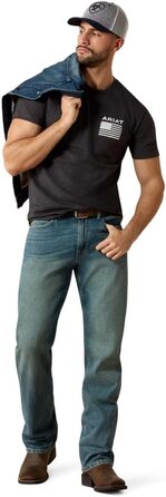 Джинси чоловічі Ariat M2 Relaxed Bootcut (42W/34L, Граніт) - зручні джинси для чоловіків