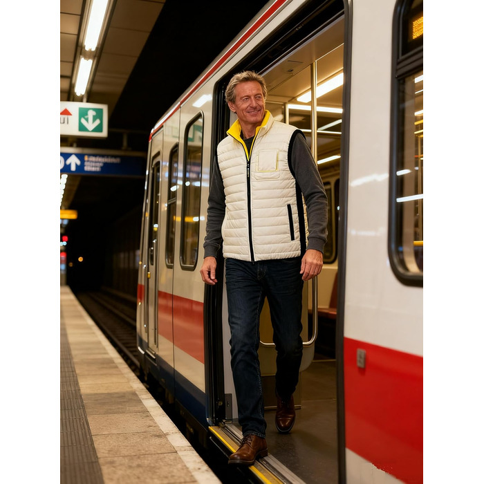 Чоловіча степкова жилетка Krumba для зими: тепла жилетка з утеплювачем для прогулянок, вихідних та активного відпочинку (XXL, Колір: Колір не вказано)