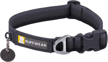 Нашийник для собак Ruffwear Front Range з V-подібним кільцем, регульований, зручний, м'який, для собак, з кільцем для повідка, 11'-14' (Базальтовий Grey, 20'-26')