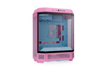 Корпус ПК Thermaltake The Tower 600 ATX Mid-Tower з вертикальним дизайном, USB-C, білий (Bubble Pink)