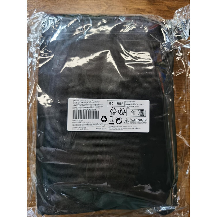 Semoss Grill Cover Weatherproof 147 cm, Waterproof Protective Cover for Weber Genesis E-330, E-310, S-310, S-330, S-335, S-340, Heavy Duty Grill Cover Gas Grill Cover, 147L x 63W x 113H cm