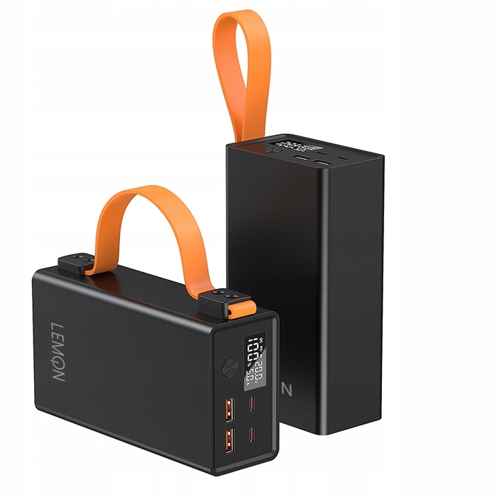 Повербанк LEMON 50000 mAh, чорний