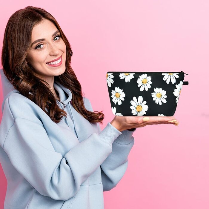 Набір косметичок Segeltuch, 4 шт. - косметичка для подорожей, органайзер для макіяжу, багатофункціональна сумочка з блискавкою, аксесуари для косметики, різнокольорові (#1 Різнокольорові-4 шт. (#6 Біле гусяче перо-1 шт., 1 шт.)