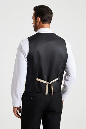 Костюм для чоловіків Enision: жилет, краватка, нагрудна хустинка. Набір для весілля, вечірки, ділових зустрічей. Розміри XS-6X, колір: морський/шампань