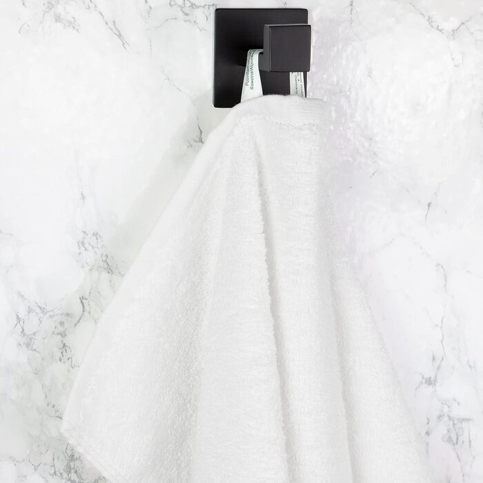 ZOLLNER 5-Piece Bath Towel Set, Bath Towels, 100x150 cm, Cotton, White 100 x 150 cm