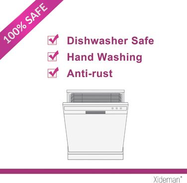 Набір столових приборів 24 предмети для 6 осіб, нержавіюча сталь 18/10, титанове покриття, кольоровий, з зазубреним ножем, для посудомийної машини