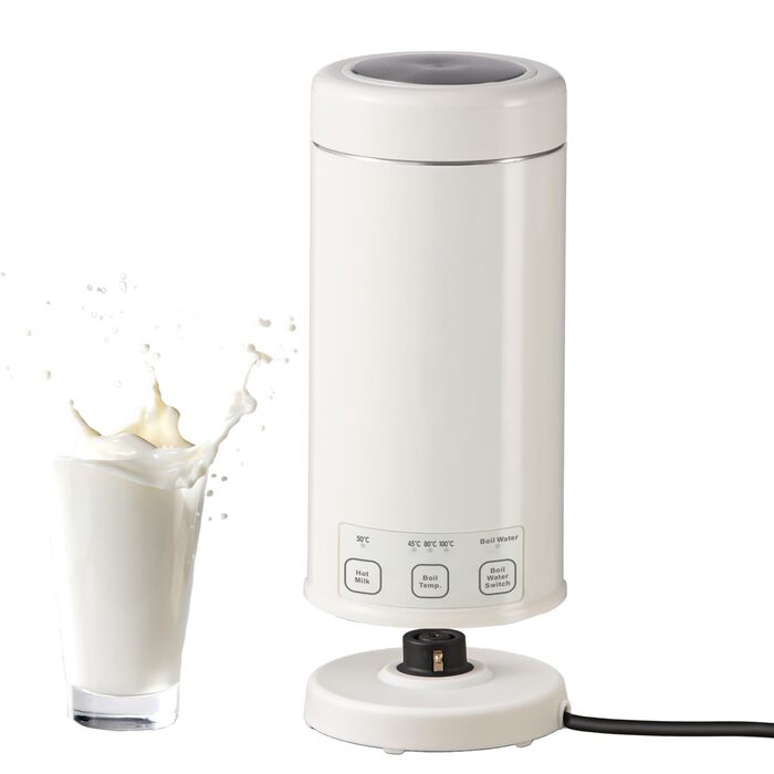 Електричний чайник Schwanenhals 1.0L, ретро-дизайн, нержавіюча сталь, 1000W, автоматичне відключення, захист від перегріву, BPA-free, колір кремовий