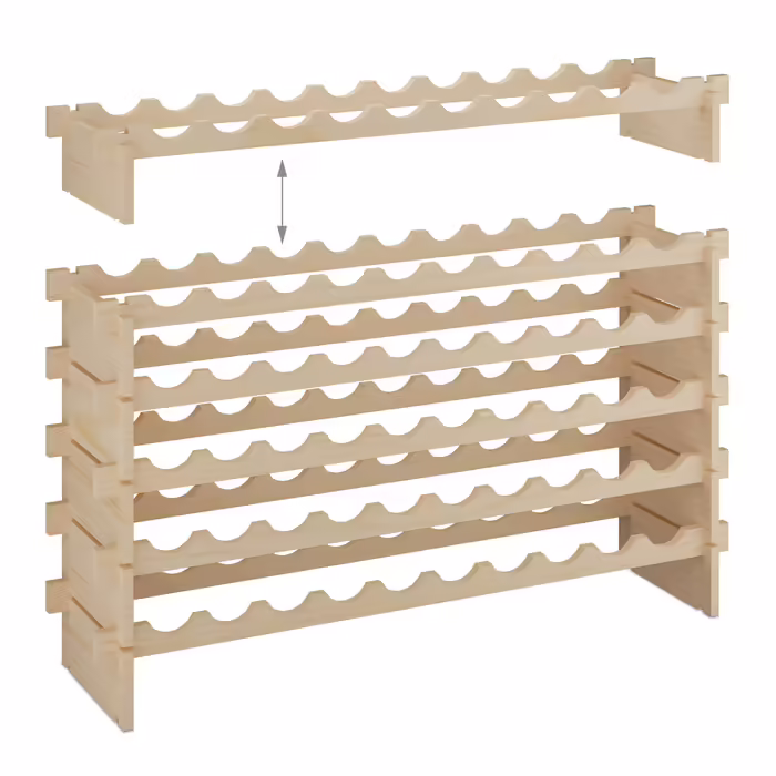 Relaxdays Expandable Wine Rack for Bottles