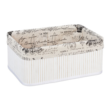 Bamboo Storage Basket with Print