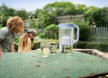 Скляний фільтр-відстоювач BRITA Glass + 1 фільтр Pure Performance та 2 фільтри Hard Water