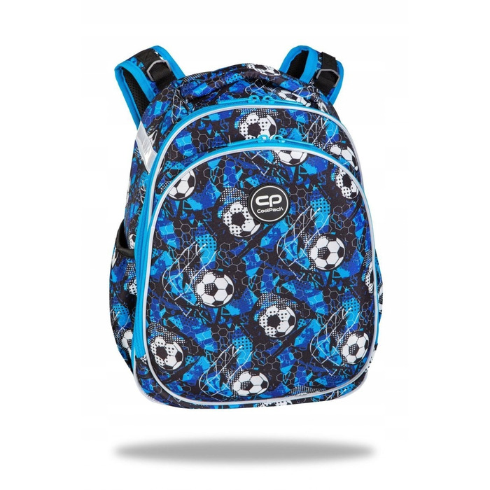 Багатокамерний шкільний рюкзак CoolPack, синій, багатоколірний, 25 л