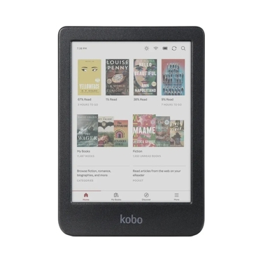 Електронна книга Kobo Clara Colour, чорна (N367KUBKKCK)