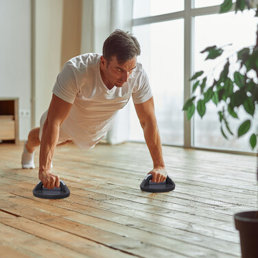 Relaxdays Rotating Push-Up Grips, 2-Piece Set