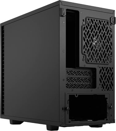 Корпус для ПК Fractal Design Define 7 Nano Black - Mini ITX, тиха система, скло, чорний