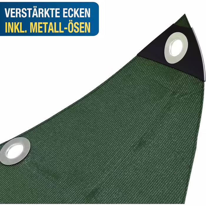 Professional Tarp 240 g/m² [3x4m] - Robust woven tarp with eyelets - Waterproof and UV-resistant tarp - Outdoor tarp - Weather-resistant all-purpose tarp including 6 tarp straps (4 x 5 m)