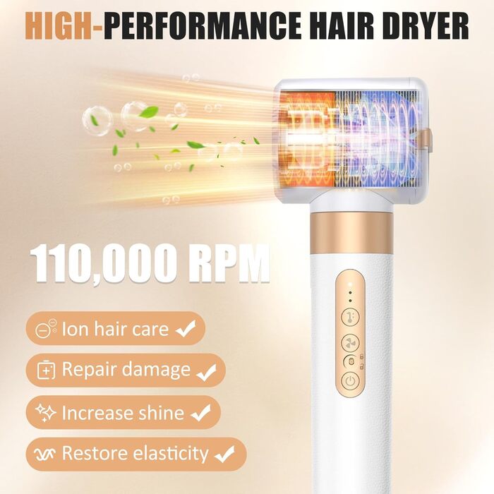 Професійний аірстайлер 7-в-1 з іонізацією: фен, плойка, випрямляч для волосся. Набір для створення об'єму, локонів та випрямлення всіх типів волосся