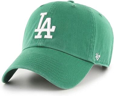 Кепка бейсболка 47 Brand MLB Los Angeles Dodgers Kelly Green/White унісекс
