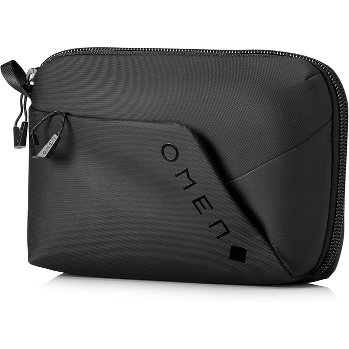 OMEN Transceiver Pouch Accessory Bag (water-resistant, Electronics Organizer, Cable Bag, Case, Accessories, Protective Cover, Front Pocket) Black, One Size