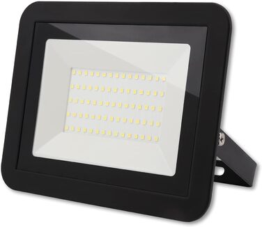 DA LIGHT 50W LED Floodlight Outdoor & Indoor, 6000K Cold White 4500lm Super Bright Outdoor Light, LED Floodlight Outdoor Spotlight Floodlight IP65, LED Spotlight 230V for Garden, Garage, Sports Field (4 Pack) (50W)