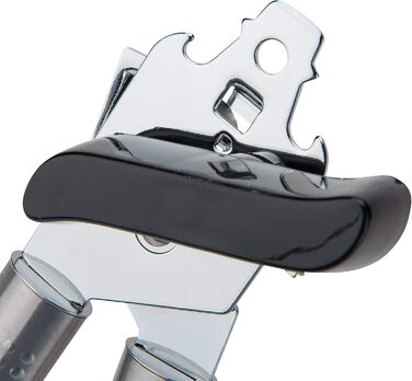 Fackelmann OVALGRIFF: Подрібнювач часнику з нержавіючої сталі з ергономічною ручкою (Срібло), 1 шт.