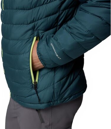 Чоловіча безрукавна куртка Columbia Powder Lite™ II Vet Daunenjacke, колір Tone Green, розмір M, Everblue, Hai