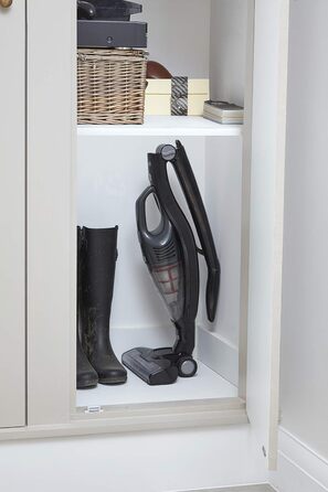 Акумуляторний пилосос BLACK+DECKER BHHV315B-QW Lithium Dustbuster з циклонною технологією та щілинною насадкою, безмішковий, білий/синій