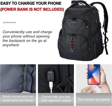 VANKEAN 17-inch extra-large laptop backpack