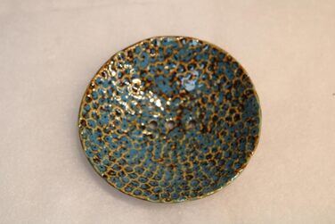 Миска для мила з кераміки у формі мушлі, блакитна, діаметр 11 см