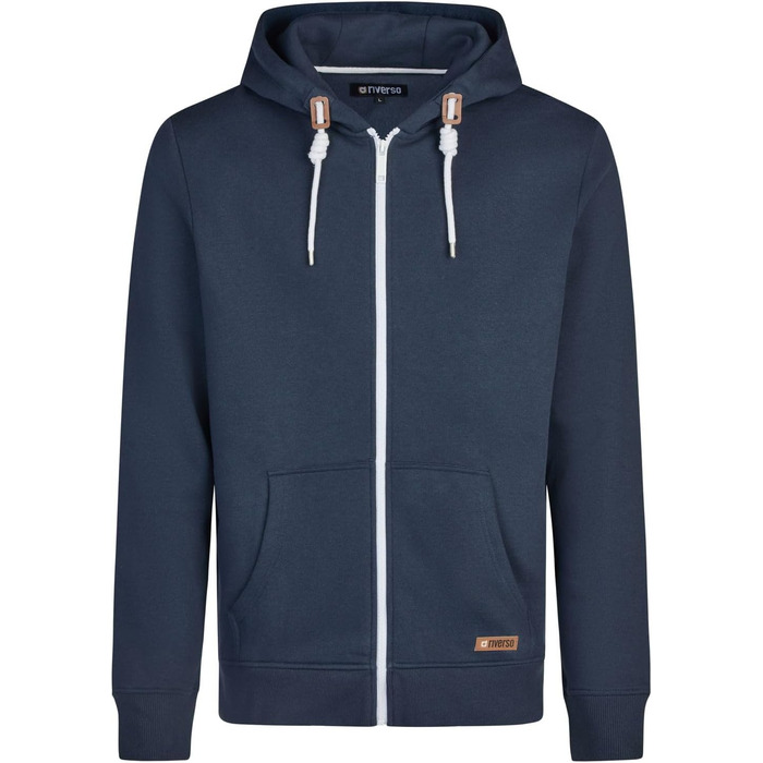 Чоловіча толстовка-худі на блискавці riverso Regular Fit з капюшоном, різні кольори та розміри (S-5XL)