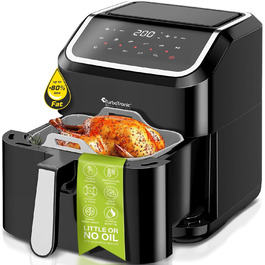 Цифрова аерофритюрниця XL 5 л, 10 програм, без олії, 100–200°C