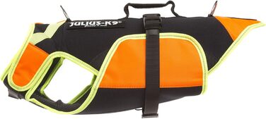Жилет для собак Julius-K9 IDC 3в1, чорний та неоновий, розмір M (1 шт.)