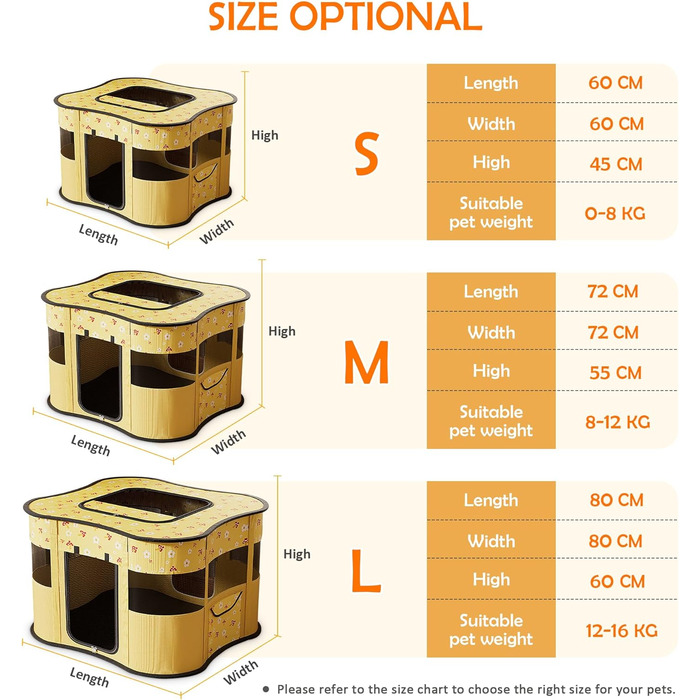 Транспортувальна переноска для собак та котів ASOPETS – розкладний вольєр з боковою кишенею (зелений, жовтий)