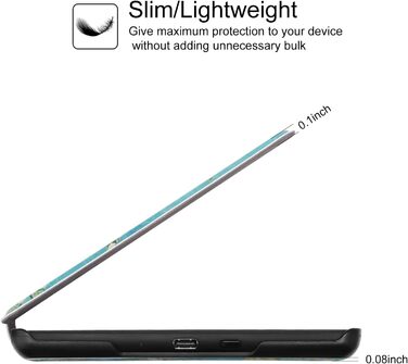 Чохол для Kindle 6' (11-го покоління) 2024/2022 (C2V2L3) - PU шкіра, захисний кейс з авто-вимиканням, Smart Cover, Löwenzahn (Квітка)