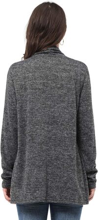 Жіноча легка в'язана жилетка VOTEPRETTY, сірий колір, розмір L