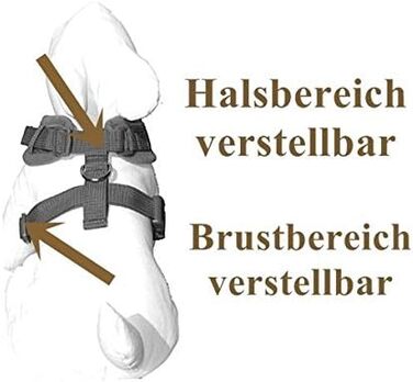 Шлейка для собак Softgeschirr, морська тематика, регульована, розмір L (37-42см, 47-63см)