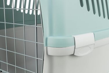 Тріксі Транспортний бокс Капрі 3 Open Top для собак та котів до 12 кг, з металевою дверцятами та ґраткою зверху