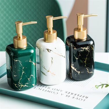 Набір для ванної кімнати Icegrey (4 шт) - розкішний аксесуар, зелений колір. Набір для ванної кімнати, декор, світло, розкіш.