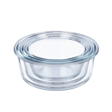 Relaxdays Glass Containers with Lids in 3 Sizes