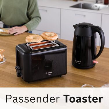 Електричний чайник Bosch DesignLine TWK3P424 бездротовий, 1.7 л, 2400 Вт, червоний (чорний), з індикатором рівня води та захистом від перегріву