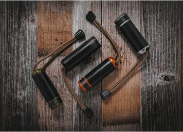 Exotac ripSPOOL: легкий набір для бушкрафту і виживання, комплект для польового ремонту з FireCord шнуром — для першої допомоги, розпалювання вогню, виготовлення інструментів, риболовлі та навігації, вироблено в США