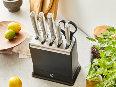 Набір ножів у підставці Tefal EverSharp, 5 предметів