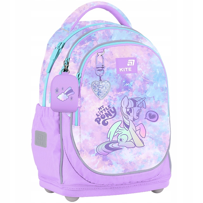 Шкільний багатокамерний рюкзак My Little Pony Kite, фіолетовий, 15 л