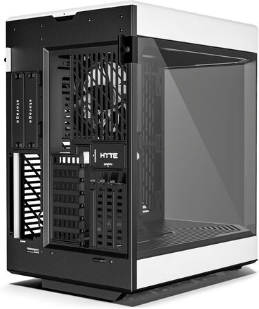 Корпус для ПК Hyte Y60 White - Mid-Tower з подвійною камерою та склом, ATX, з PCIE 4.0 Riser-кабелем