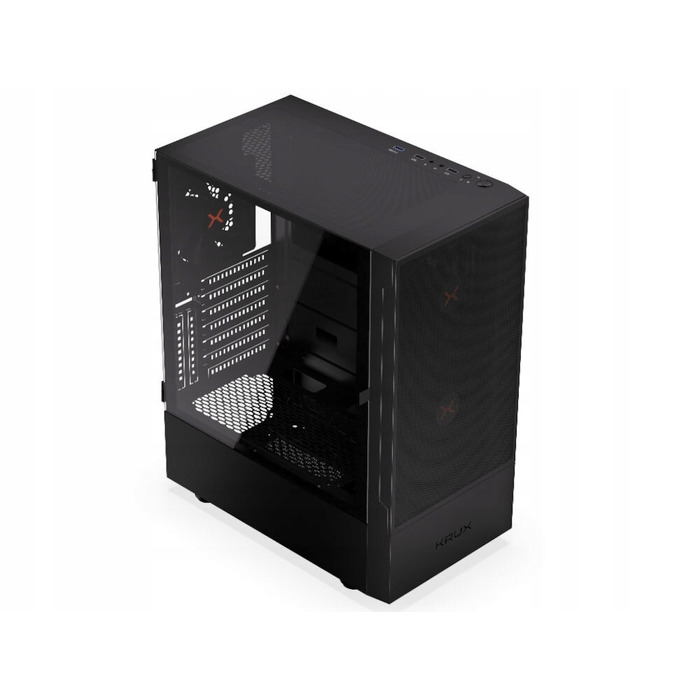 Корпус для ПК Krux Nadir Midi Tower ATX, вікно, чорний