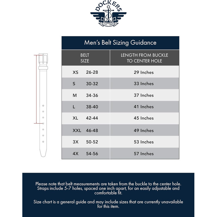 Чоловічий шкіряний ремінь Dockers 6 світло-коричневого кольору з глазурованою обробкою