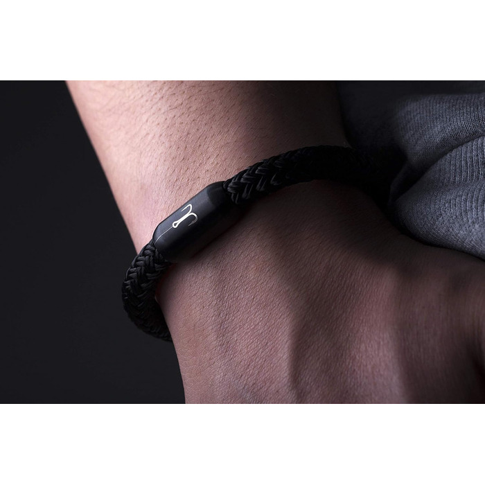 Браслет на руку Fischer Fritze для плавання та віндсерфінгу, чорний, ручної роботи, водонепроникний, 24 см