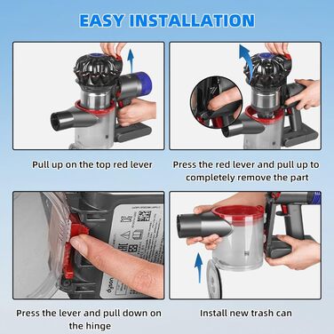 Контейнер для пилу Dyson V7 V8 SV11 SV10 (967699-01) - Оригінальна запчастина