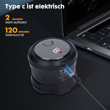 Електричний голкострум для гоління голови чоловічий, вологостійкий, з USB-C, легко чистити