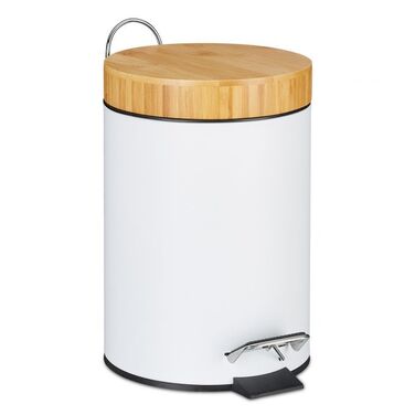 Relaxdays Trash Can Bathroom 3 l