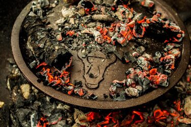 Чавунний казан BBQ-Toro Potjie №1, 3 л з ніжками для відкритого вогню, південноафриканський Dutch Oven, жаростійкий казан для м'яса з кришкою
